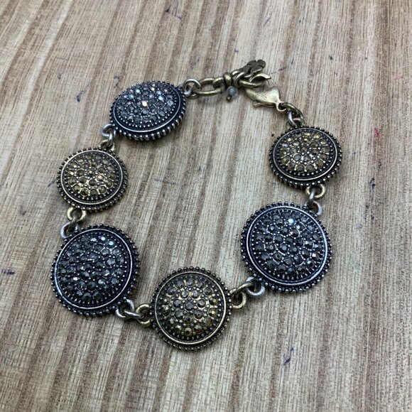 Lucky Brand Jewelry - Lucky Brand Silver & Gold Tone Semi Precious Stone Bracelet